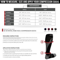 CSX X220 Athletic Compression Socks - 20 to 30 mmHg