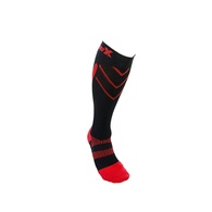 CSX X220RB-L Athletic Compression Socks - 20 to 30 mmHg - Red on Black - Large