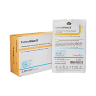 DermaView II DermaRite Industries 00252E-DermaView II Transparent Film Dressing, 6 x 7 cm, Transparent (BX/100)