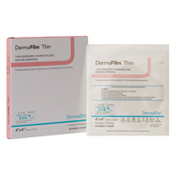 DermaFilm DermaRite Industries 00259E-DermaFilm Hydrocolloid Dressing, 4 x 4 in, Hydrocolloids (BX/10)