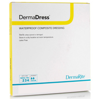 DermaDress DermaRite Industries 00276E-DermaDress Composite Dressing, 4 x 4 Inch, Composites (BX)