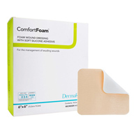 ComfortFoam Border DermaRite Industries 00318E-ComfortFoam Border Silicone Adhesive with Border Silicone Foam (EA/1)