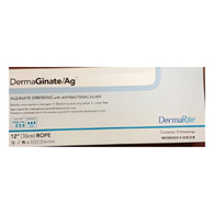 DermaGinate/ Ag DermaRite Industries 00530E-DermaGinate/ Ag Silver Alginate Dressing, 12 in, Alginates (BX/5)