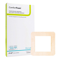 ComfortFoam Border DermaRite Industries 43480-ComfortFoam Border Silicone Adhesive with Border Silicone Foam Dressing (BX/5)
