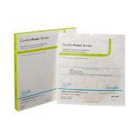 ComfortFoam Border DermaRite Industries 43990-ComfortFoam Border Silicone Adhesive with Border Silicone Foam Dressing (EA/1)