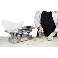 Detecto 1052TBS USDA SS Bakers Dough Scale w/ Scoop-8 lb Capacity