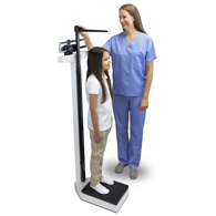 Detecto 439 450 lb Capacity Eye Level Beam Scale with Height Rod
