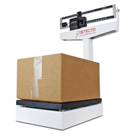 Detecto 4520 Receiving Balance Beam Bench Scale