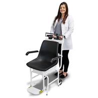 Detecto 4751 Metric Mechanical Chair Scale-400 lb/175 kg Capacity