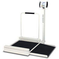 Detecto 6495 Digital Wheelchair Scale with Ramp-800 lb/360 kg Capacity