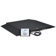 Detecto 6500 Portable Wheelchair Scale w/ Ramp-1000 lb/450 kg Capacity