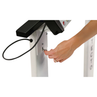 Detecto 6560 Multi-Purpose Clinical Portable Scale with Handrail