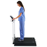 Detecto 6560 Multi-Purpose Clinical Portable Scale with Handrail
