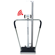 Detecto 6854DHR Bariatric Scale with Height Rod-600 lb/270 kg Capacity