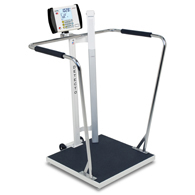 Detecto 6857DHR Waist High Bariatric Scale and Digital Height Rod