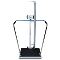 Detecto 6857DHR Waist High Bariatric Scale and Digital Height Rod