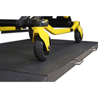 Detecto 8550 Portable Stretcher Scale with Column Mounted Indicator