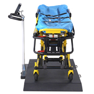 Detecto 8550 Portable Stretcher Scale with Column Mounted Indicator
