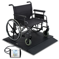 Detecto BRW1000 Portable Wheelchair Scale-1000 lb/400 kg Capacity