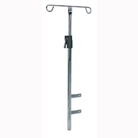 Detecto CAIP Adjustable Chrome IV Pole for Rescue Carts
