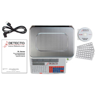 Detecto DL1030 Deli Scale with Integral Printer-30 lb Capacity
