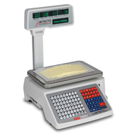 Detecto DL1030P Deli Scale with Integral Printer w/ Tower Pole Display