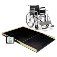 Detecto FHD-144-II Bariatric Wheelchair Scale-48" x 48"-1000 lb/450 kg