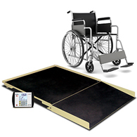 Detecto FHD-144-II Bariatric Wheelchair Scale-48" x 48"-1000 lb/450 kg