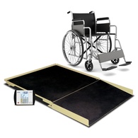 Detecto FHD Wheelchair Scale with MedVue Weight Analyzer - 3' or 4' Platforms - Wireless Optional