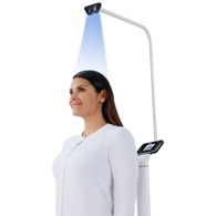 Detecto icon Digital Physician Scales, Sonar Height Rod, 800 lb/400 kg, Welch Allyn Connect Options