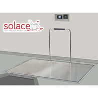Detecto Solace In-Floor Dialysis Scale-72"x48" Platform w/ Handrail