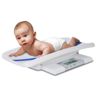 Detecto MB130 Digital Pediatric Scale with Removable Cradle