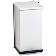 Detecto P-32 Step-On Waste Can Receptacle-White