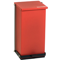 Detecto P-32R Step-On Waste Can Receptacle-Red