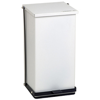 Detecto P-48 Step-On Waste Can Receptacle-White
