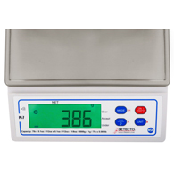 Detecto PS7 Digital Portion Scale, 7 lb Capacity, 5 Units of Measure
