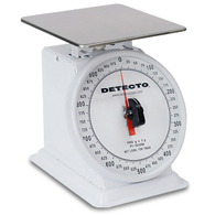 Detecto PT-1000RK Top Loading Scale with Rotating Dial