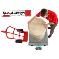 Detecto RW-500 Run-A-Weigh Portable Floor Scale-500 lb Capacity