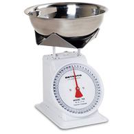 Detecto T25B Top Loading Dial Scale with Bowl-25 lb Capacity