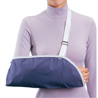 Procare Clinic DJO 79-84027-ProCare Unisex Blue Cotton/Polyester Arm Sling, Large, Arm Supports (PK/6)