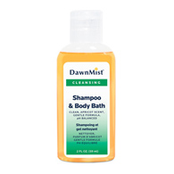 DawnMist Donovan Industries MS02-DawnMist Shampoo & Body Wash 2 oz. Squeeze Bottle, Shampoos (CS)