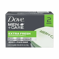 Dove Men+Care Dot Foods 01111101215-Soap Dove Men+Care Bar 3.75 oz Individually Wrapped Extra Fresh Scent, Soaps (PK/1)