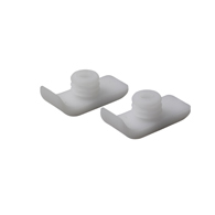 Drive Medical 10110 Walker Ski Glides-White-1 Pair