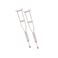 Drive 10401-1 Walking Crutches w/ Underarm Pad & Handgrip-Youth-1 Pair