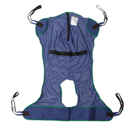 Drive 13221L Full Body Patient Lift Sling-Mesh w/ Commode Cutout-Large