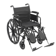 Drive CX416A 16" Cruiser X4 Wheelchair-Desk Arms-Elevate Leg Rest