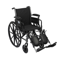 Drive K318A 18" Cruiser III Wheelchair-Desk Arms-Elevating Leg Rests