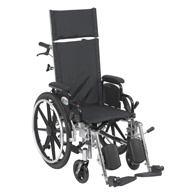 Drive PL414RB 14" Viper Plus Wheelchair-Elevate Leg Rest-Flip Back Arm