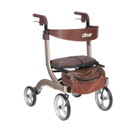 Drive RTL10266CH-HS Nitro DLX Euro Style Walker Rollator-Champagne