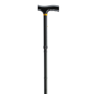 Drive RTL10304 Lightweight Adjustable Folding Cane w/ T Handle-Black